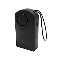 Wireless Door Alarm Door Handle Knob Hanging Alarm Motion Detector Black