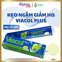VIETNAT - Kẹo ngậm giảm đau rát họng Viacol Plus - tuýp 20 viên