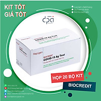 Nguyên hộp 20 kit test nhanh BIOCREDIT - Nhập khẩu chính hãng Hàn Quốc