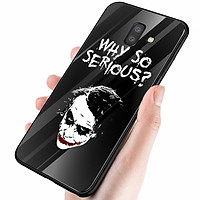 Ốp điện thoại kính cường lực cho máy Samsung Galaxy A5 2018/A8 2018 - Why so serious MS ACZTU005