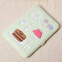 Dễ Thương Laptop Cho Macbook Air 13 Ốp Lưng M1 Pro Retina 13.3 11 14 16 15 XiaoMi 15.6 Túi Đựng Máy Tính Xách Tay dành Cho Asus Bề Mặt Huawei Dell