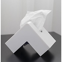 Tissue Box Cover - Creative Triangle Folded Shaped Tissue Box Cover Holder - Selected Colours