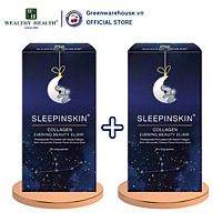 (Combo 2 hộp) Collagen Tác Động Kép Đẹp Da và Ngủ Ngon Sleepinskin-NK Chính hãng từ Úc