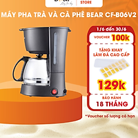 Máy Pha Cà Phê Tự Động Bear KFJ403 600ml - Chính Hãng
