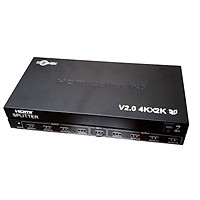 Bộ chia HDMI 1 ra 8 hỗ trợ 3D,2K,4K@30Hz Golden Konek - Hàng Chính hãng