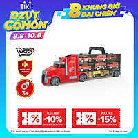 Đồ chơi mô hình VECTO Xe tải nhiều ngăn cứu hoả cỡ nhỏ 666-03K