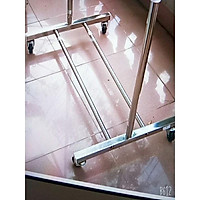 Sào phơi đôi inox cao cấp có 2 thanh để đồ