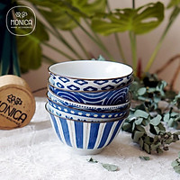 Set 5 chén gốm Nhật