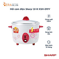 Nồi Cơm Nắp Rời Sharp KSH-D19V (1.8L) - Màu ngẫu nhiên - Hàng chính hãng