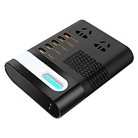 Ổ cắm chuyển đổi 12V sang 220V 24V đa năng cho xe hơi