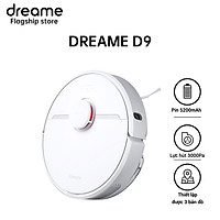 Robot Hút Bụi Lau Nhà Thông Minh Dreame D9 - Lực Hút 3000 PA - Phiên Bản Quốc Tế - Hàng chính hãng