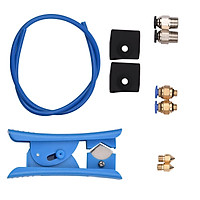 3D Printer Kit PTFE Tubing Hose Pipe 40cm for 1.75mm Filament with PTFE Tube Cutter 2pcs PC4-M6 Pneumatic Fittings
