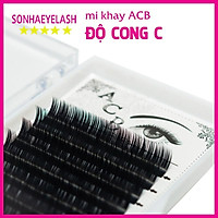 Mi khay ACB độ cong C, chất mi silk Hàn, mềm dễ bắt keo, dùng để nối volume, classic