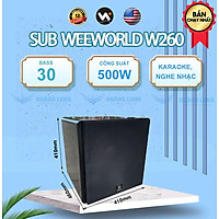Loa sub điện W260 Bass 30 - Hàng chính hãng
