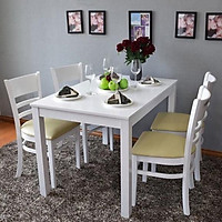 Bộ Bàn Ăn 4 Ghế Ulsan IBIE DTULS4 IBIE DTULS4