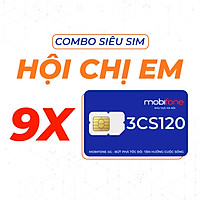 Combo Siêu Sim MobiFone Ưu Đãi Thoại Hội Chị Em 3CS120 (3 tháng) - HÀNG CHÍNH HÃNG