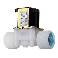 Plastic Electric 12V Water Solenoid Valve DC 3/4" N/C Normally Closed Inlet Flow Control