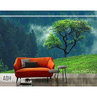 Tranh dán tường phong cảnh rừng núi ADHW110734