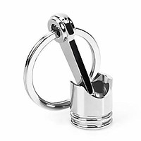 Engine Piston Model Shape Key Chain Car Waist Hanged Key Chain Decoration Pendant