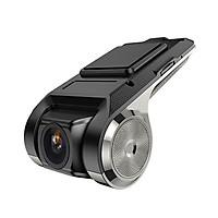 USB Dash Camera Car DVR HD720P, 90° Rotating Lens 170° Wide Angle Road Video Recorder Automatic Cyclic Coverage