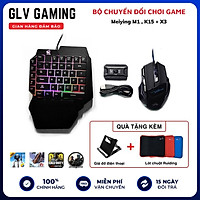 Combo bộ chuyển đổi Meiying M1 và bàn phím K15, chuột X3 chơi PUBG, Free Fire