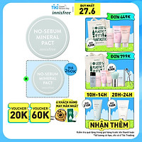 Phấn nén kiềm dầu innisfree No Sebum Mineral Pact 8.5g - 131172631