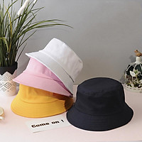 Mới Cotton Đen Trắng Nón Chống Nắng Nữ Nón Cho Bé Hip Hop Dã Mũ Lưỡi Trai Nam Đi Biển Bảo Vệ câu Cá Unisex Bonnet