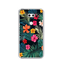 Ốp lưng dẻo cho điện thoại LG V30 - 0336 FLOWER07 - Hàng Chính Hãng