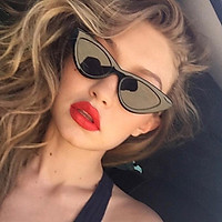 Retro Triangle Cat Eye Sunglasses UV400 Clean Vision Glasses Eyewear Valentine's Day Gift