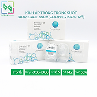 Kính áp tròng 1 tháng BIOMEDICS 55UV