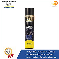 Chai xịt vệ sinh và bảo dưỡng làm bóng lốp ô tô Michelin W31432 - giảm nhiệt, ngăn ngừa nứt bánh xe, duy trì vẻ sáng bóng