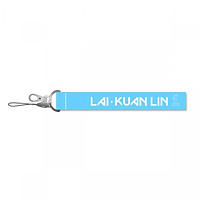 Móc Khóa Lai Kuan Lin của nhóm Wanna One nametag Wanna One( xanh)