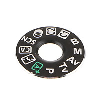 1 Pack Dial Mode Plate Interface Cap Cover Repair Fix Part for Canon EOS 80D Digital SLR Camera- Black