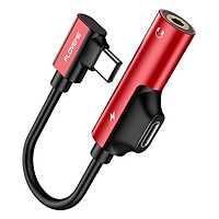 Cáp Mở Rộng Cổng Sạc Type-C/Tai Nghe 2 Trong 1 FLOVEME