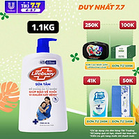 Sữa Tắm Lifebuoy Sạch Khuẩn Khỏi 99.9% Vi Khuẩn Gây Bệnh Chăm Sóc Da Với Ion Bạc+ Hỗ Trợ Đề Kháng Da Tự Nhiên Chai 1100G