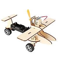 Đồ Chơi Stem Bộ Lắp Ghép Máy Bay Phản Lực Bằng Gỗ Theo Phương Pháp Giáo Dục Khoa Học Stem Steam.