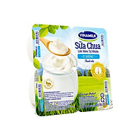 Sữa Chua Ăn Vinamilk Ít Đường (4 Hộp x 100g)