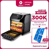 Nồi chiên không dầu 12L điện tử Mishio MK281 - Hàng chính hãng