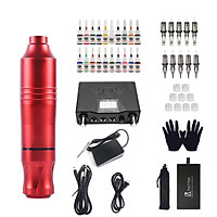 Bộ xăm hình đầy đủ dụng cụ Tattoo Kit Rotary for Beginners