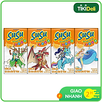Lốc 4 hộp Sữa Chua Uống Tiệt Trùng Vinamilk Susu 110ml