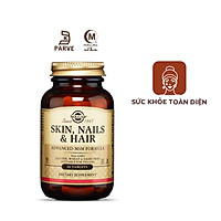 NHẬP KHẨU USA CHÍNH HÃNG - Viên uống hỗ trợ da, tóc, móng Solgar Skin Nails Hair