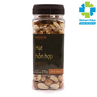 Hạt Dinh Dưỡng Hỗn Hợp 4 Loại Hạt Điều, Hạnh Nhân, Óc Chó, Hạt Dẻ Cười Có Muối LAFOOCO 270g