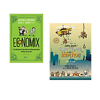 Combo 2 cuốn sách: Economix  + Làm quen kinh tế học qua biếm họa tập 2 ( kinh tế vĩ mô)