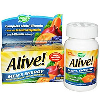 MultiVitamin Alive! Men's Energy 50 viên – 50 lần dùng, Bổ sung đa Vitamin, khoáng chất
