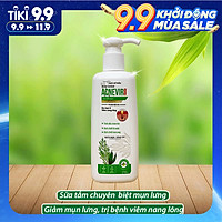 Sữa tắm chuyên biệt cho mụn lưng & viêm nang lông Acnevir- Chai/ 210ml