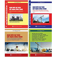 Combo 4 Quyển Sách Định Mức Dự Toán Xây Dựng Công Trình