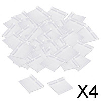 4xClear Plastic Label Holder Retail Price Tag Label Holder 50x42mm