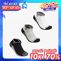 Combo 3 Đôi Tất Vớ Thể Thao, Vớ Đá Banh, Vớ Chạy Bộ Cổ Ngắn, Sợi Cotton Cao Cấp Chống Hôi Chân, Chống Phồng Rộp Chân, Chống Trượt Co Giãn 4 Chiều Mrm Manlywear - MM
