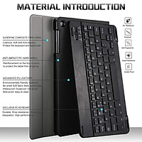 Case for Samsung Galaxy Tab A 10.1" Hard Shell with Colorful Backlit Detachable Keyboard - Precise cutouts allow full access to all features
