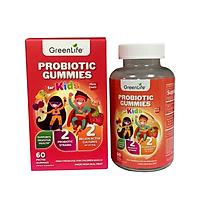Kẹo Nhai Bổ Sung Lợi Khuẩn Hỗ Trợ Hệ Tiêu Hóa Cho Trẻ Em Greenlife Probio Gummies - 60 Viên